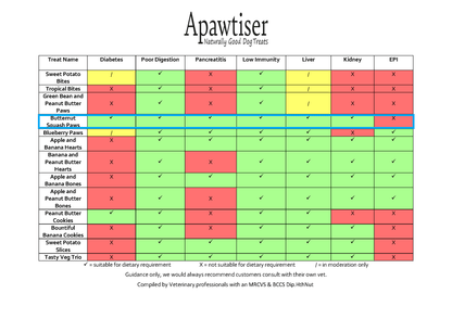 Apawtiser Naturally Good Dog Treats dog treats Nutrient-Packed Butternut Squash Biscuits: Crunchy, Low-Fat, and Grain-Free