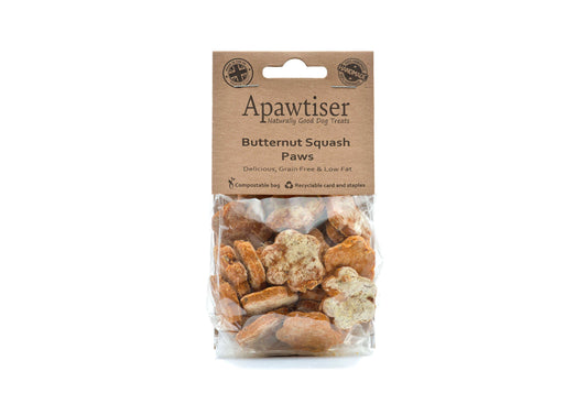 Apawtiser Naturally Good Dog Treats dog treats Nutrient-Packed Butternut Squash Biscuits: Crunchy, Low-Fat, and Grain-Free
