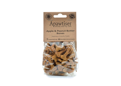 Apawtiser Naturally Good Dog Treats Dog treats Wholesome Crunch Bone Dog Treats: Apple & Peanut butter Infusion