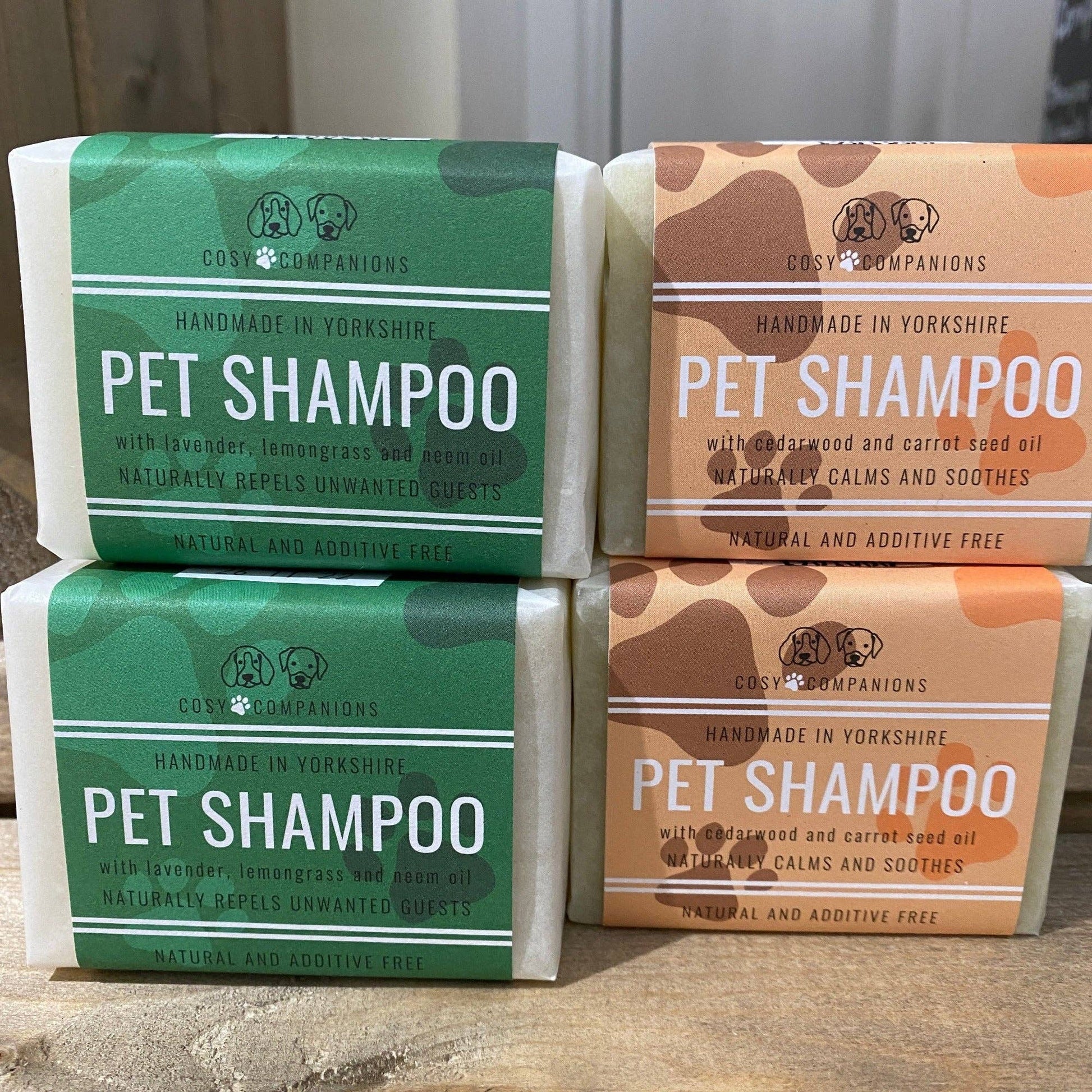 Cosy Cottage Soap Pet shampoo Lavender Lemongrass and Neem Natural Pet Shampoo Bar