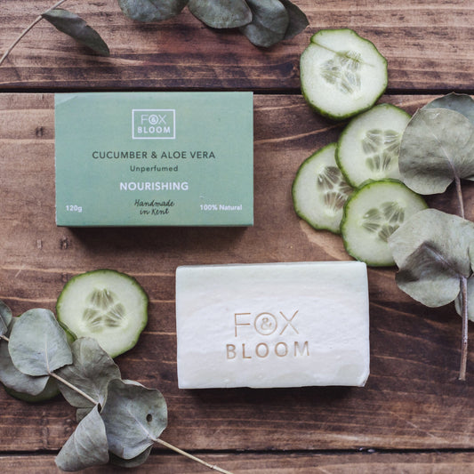 Fox & Bloom bar soap Nourishing Cucumber & Aloe Vera Fox & Bloom Vegan Friendly Bar Soap