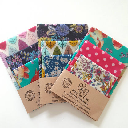 Honey Bee Good Single Small Small- Bargain Handmade Beeswax Food Wraps