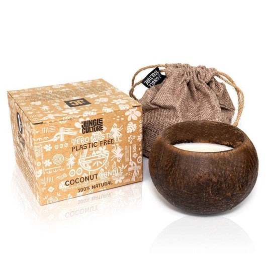Jungle Culture candles Toasted Coconut Coconut Scented Candle Gift Set: Sustainable Tranquility