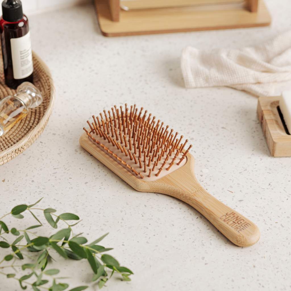 Jungle Culture Hair care Bamboo Hairbrush, Sustainable Wooden Hair Brushes