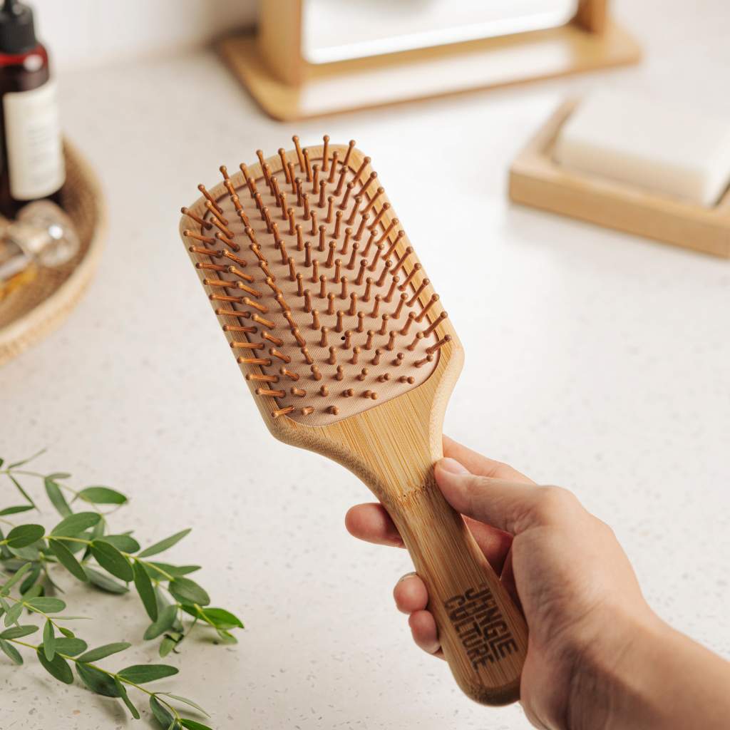 Jungle Culture Hair care Bamboo Hairbrush, Sustainable Wooden Hair Brushes