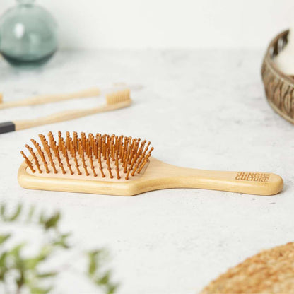 Jungle Culture Hair care Bamboo Hairbrush, Sustainable Wooden Hair Brushes