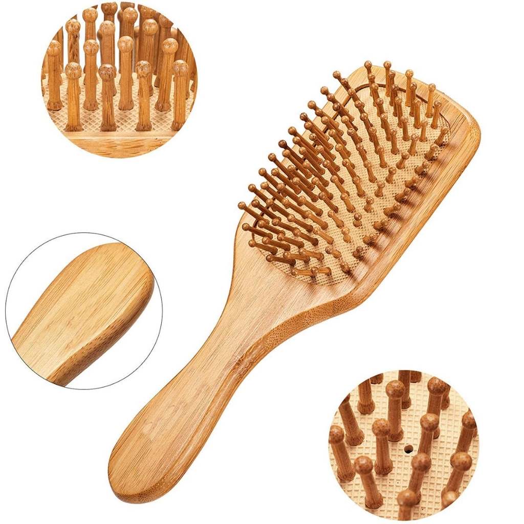 Jungle Culture Hair care Bamboo Hairbrush, Sustainable Wooden Hair Brushes