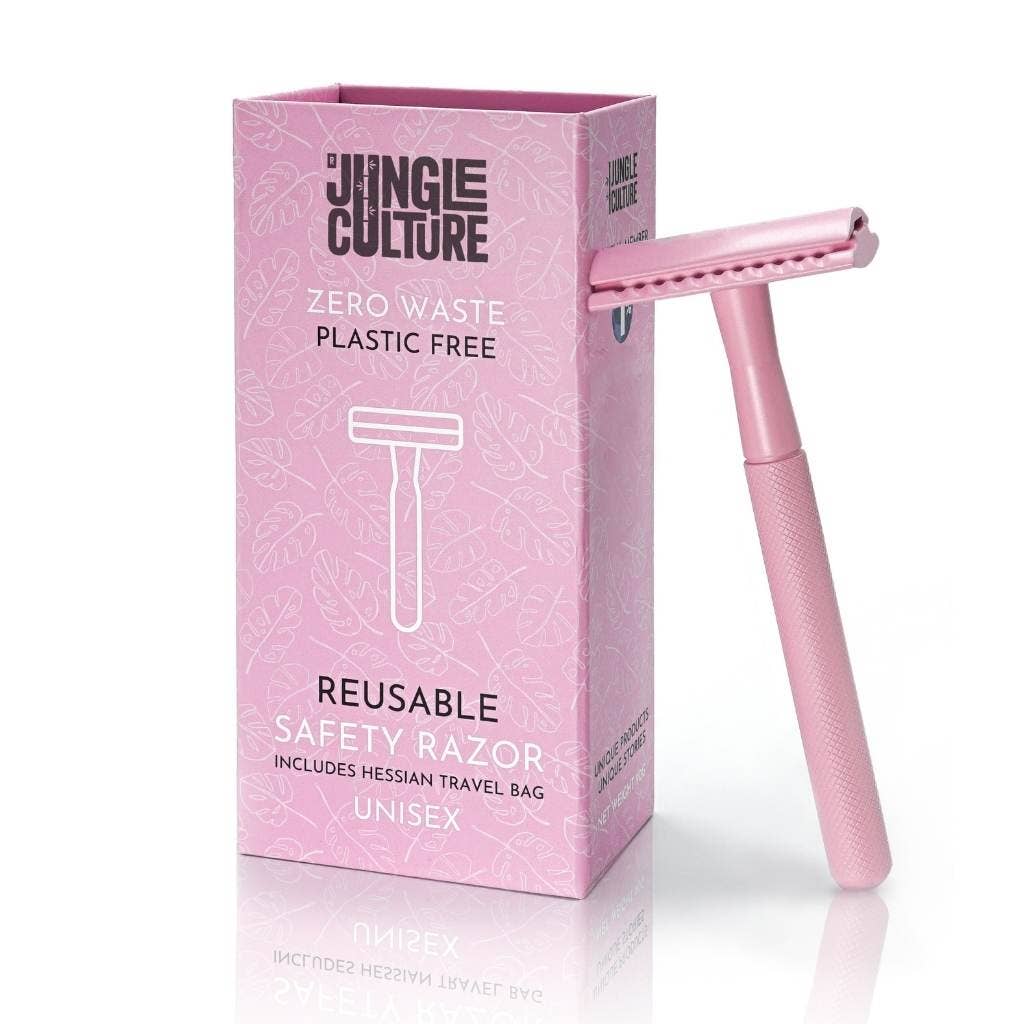 Jungle Culture shaving Eco-Friendly Pastel Safety Razors Gift Set