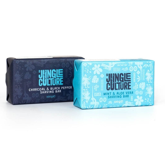 Jungle Culture Vegan Soap Natural Solid Shaving Soap Bars - Handmade Luxurious Vegan Shave Bars