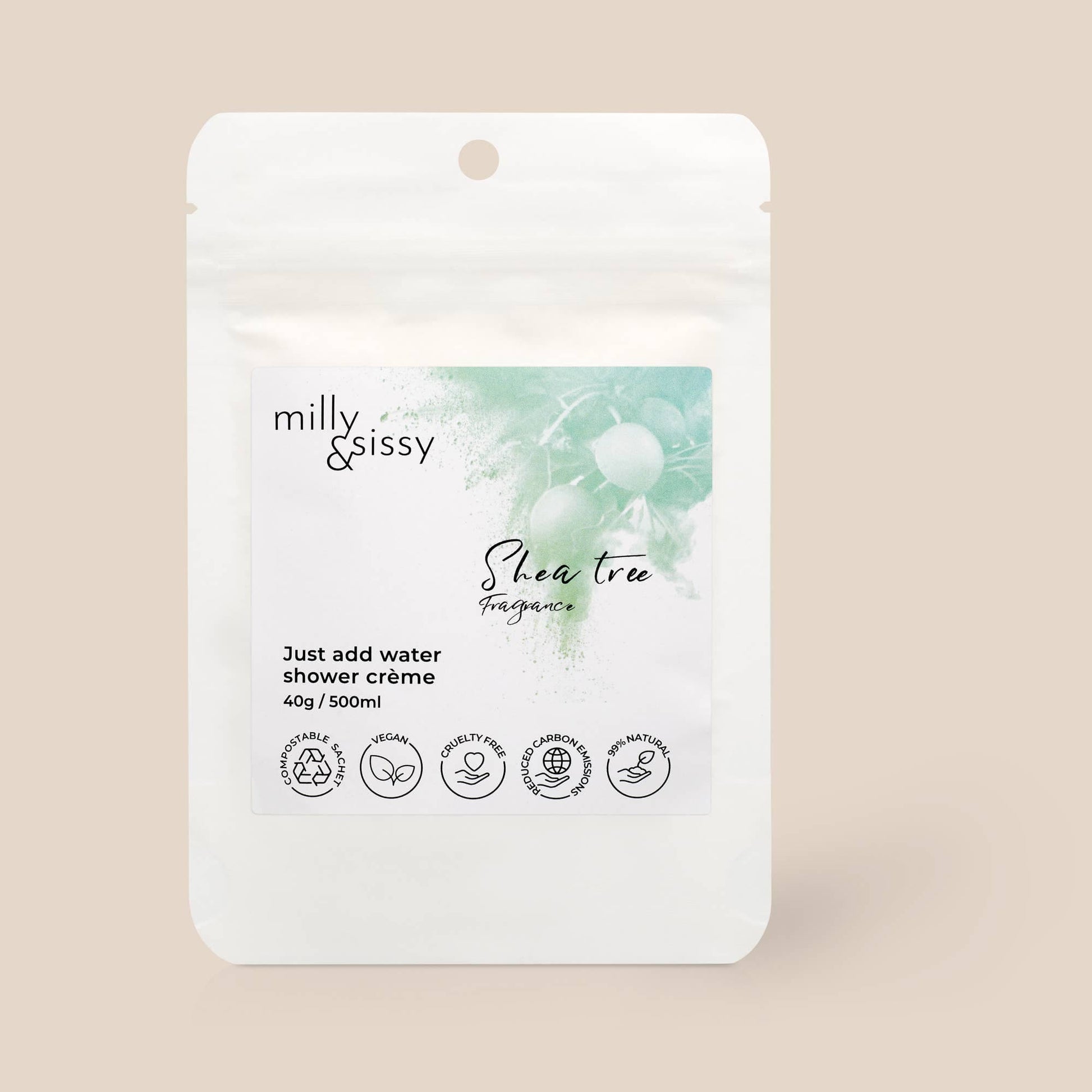 milly&sissy shower gel Shea Tree Vegan Zero Waste Shower Cremes