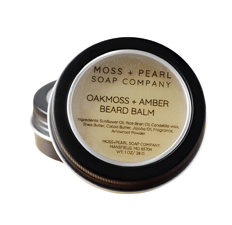 Moss + Pearl Soap Company Beard Balm Amber & Oakmoss Beard and Skin Balm