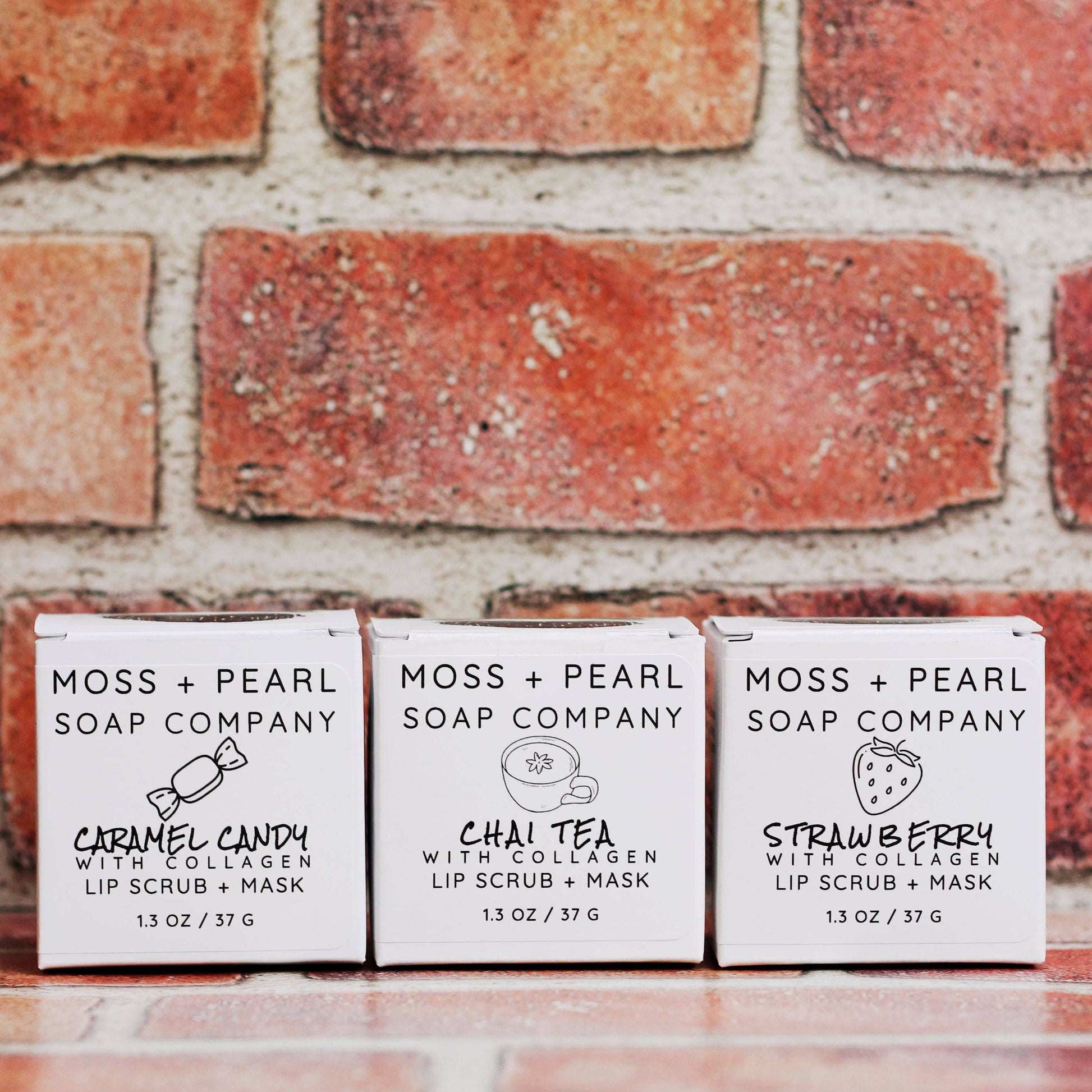 Moss + Pearl Soap Company lip scrub Exfoliating & Nourishing Lip Scrub