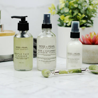 Moss + Pearl Soap Company skin toner Hydrating Rose Water and Cucumber Extract Toner with Niacinamide: Balancing and Refreshing