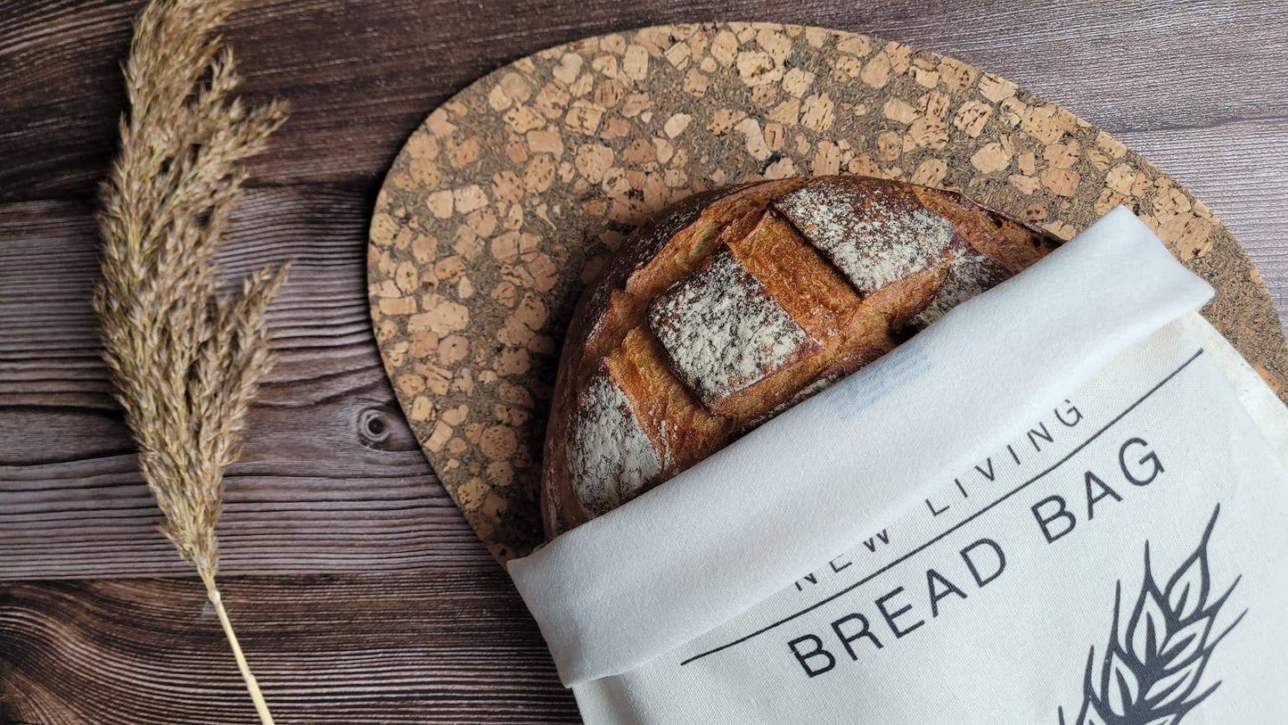 New Living Linen Cotton Bread Bag