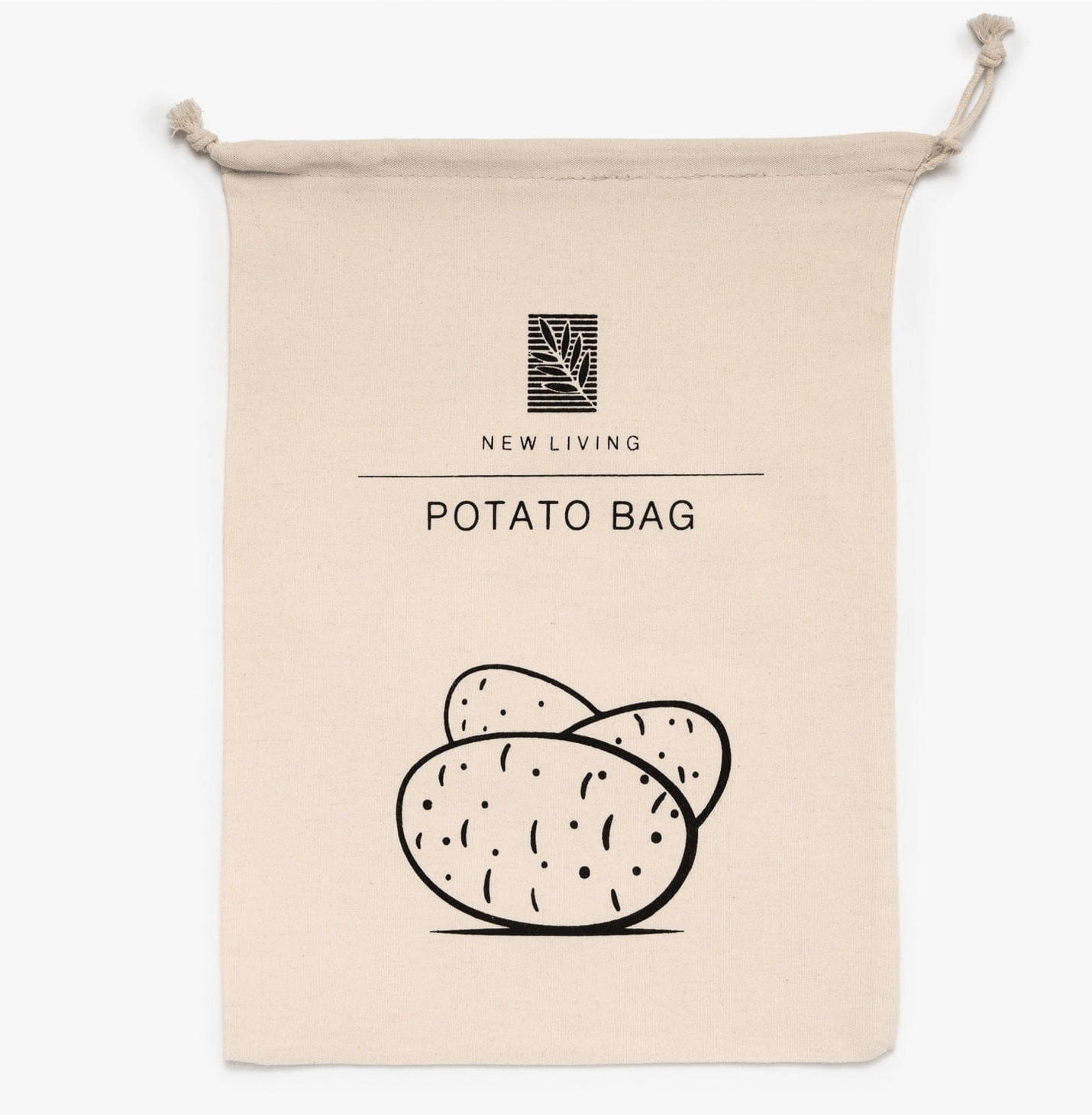 New living Storage New Living- Reusable Linen cotton Potato Bag