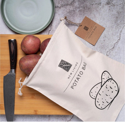 New living Storage Reusable Linen cotton Potato Bag