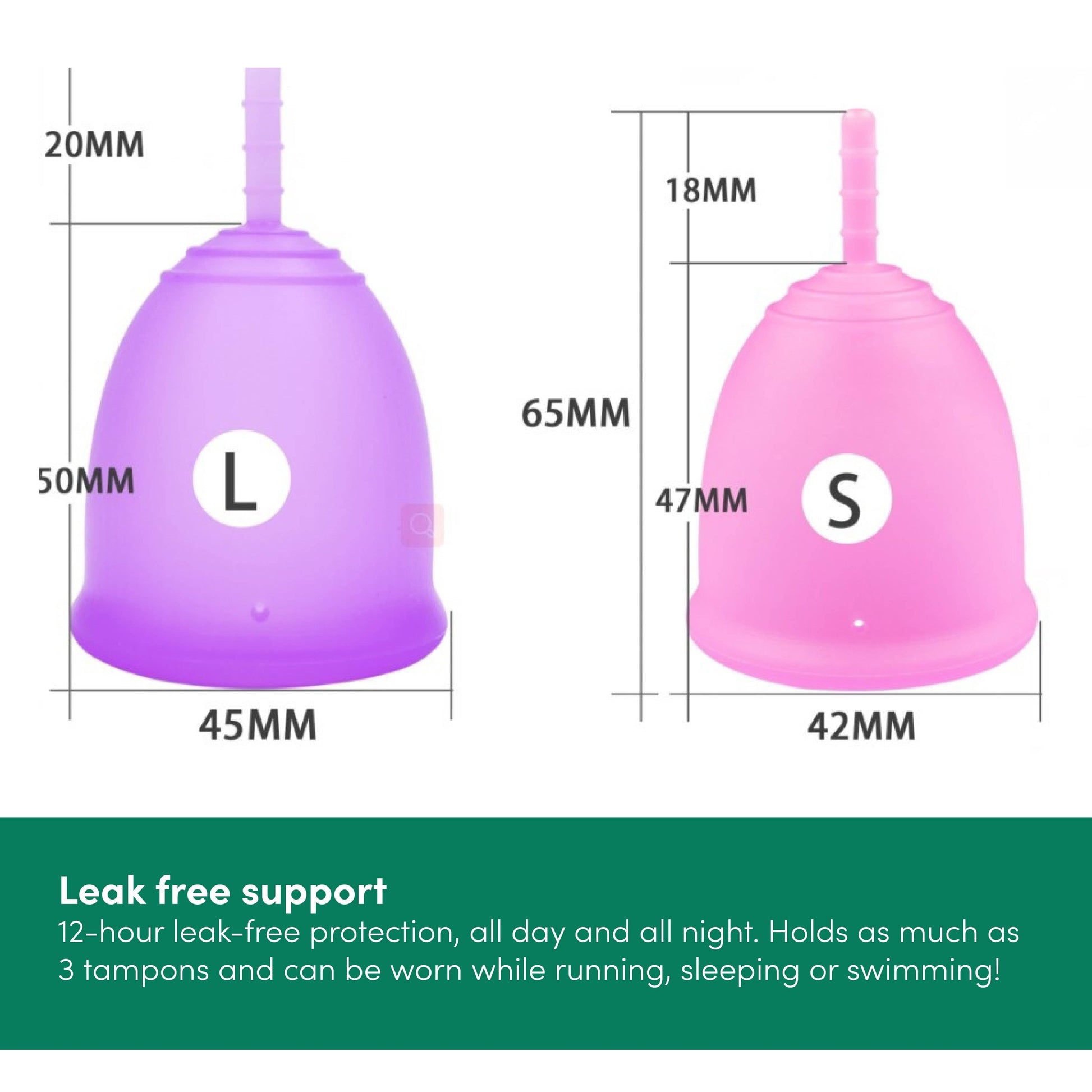 re:gn Menstrual Cup - 2 Sizes Available