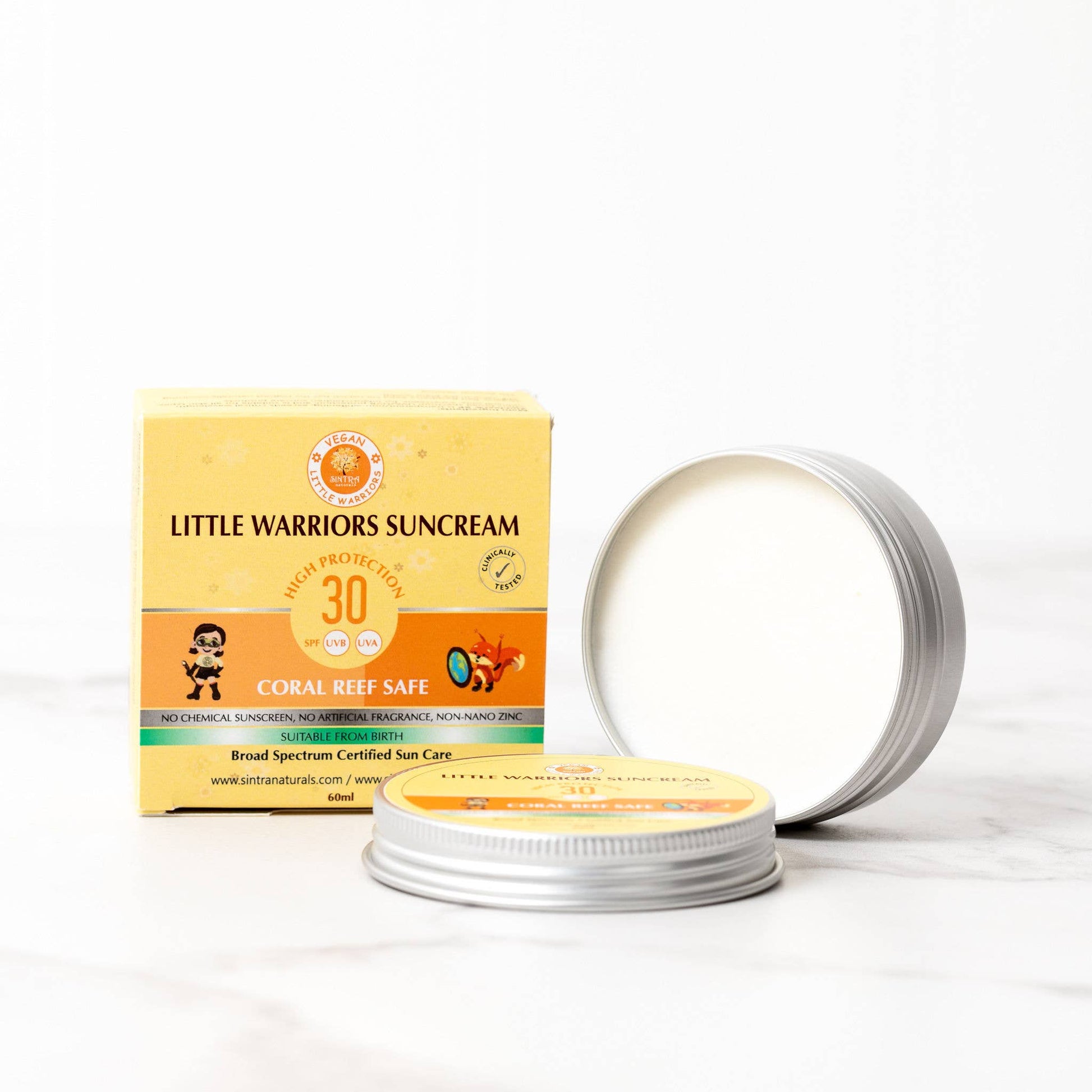 sintra naturals LITTLE WARRIORS SUNCREAM SPF 30