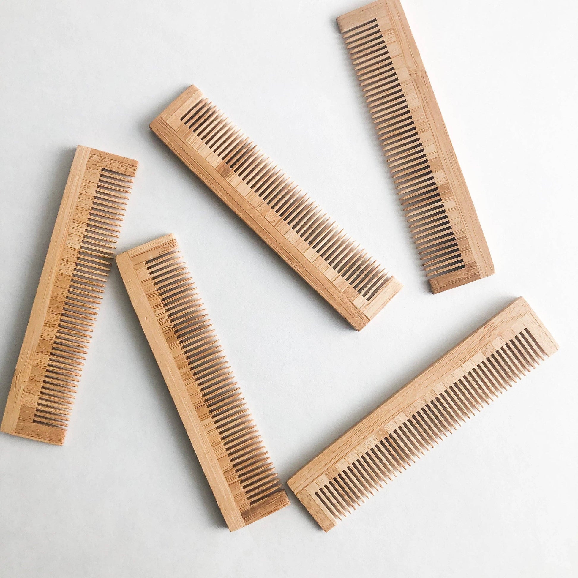 Smile Boutiques Hair care Natural Bamboo Biodegradable Comb