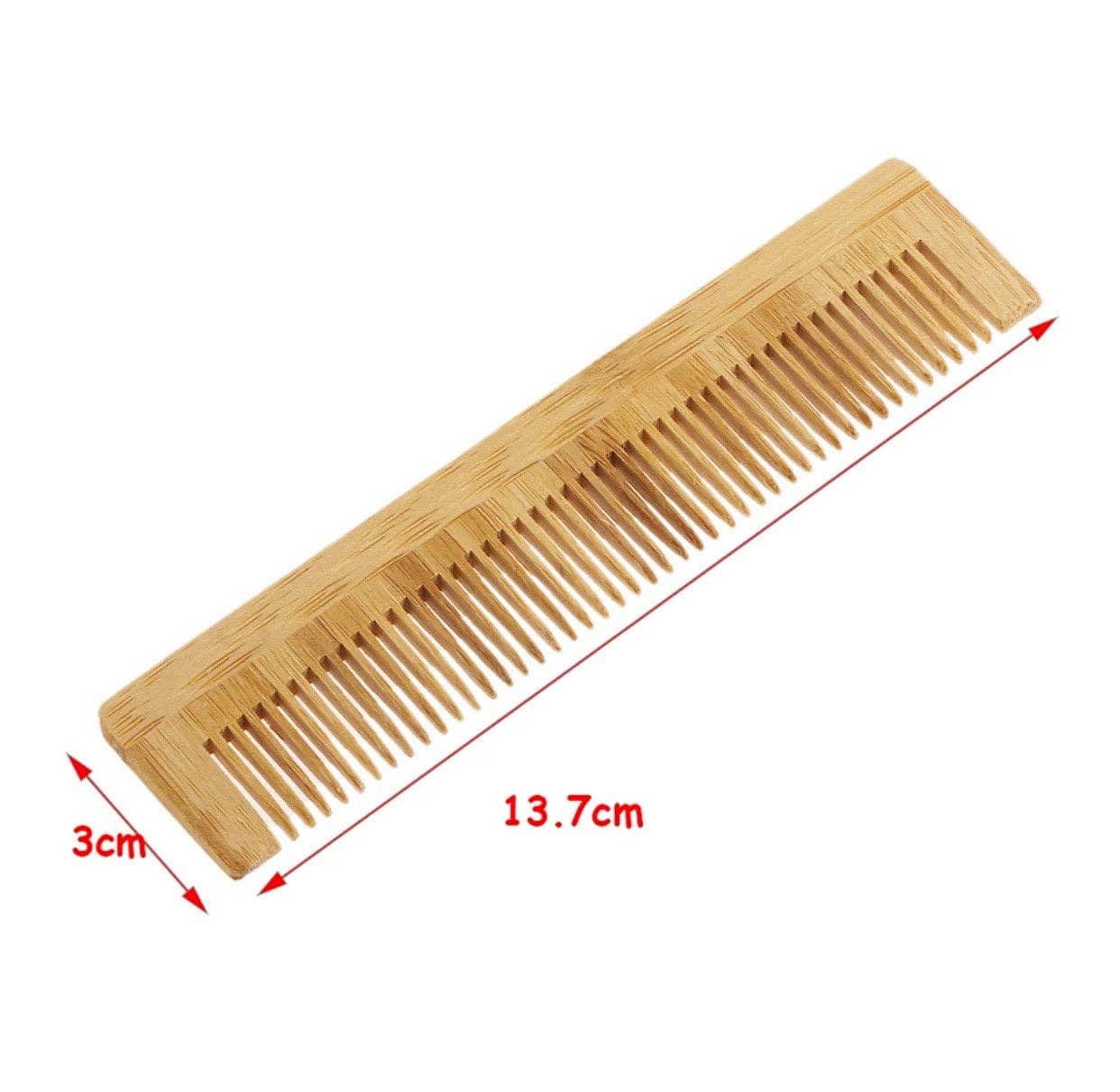 Smile Boutiques Hair care Natural Bamboo Biodegradable Comb