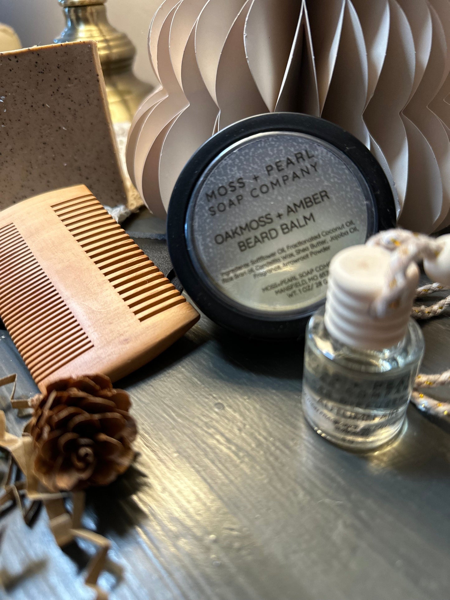 Sustainable mode Mens gift set Eco-conscious Bearded Men's Grooming Set!