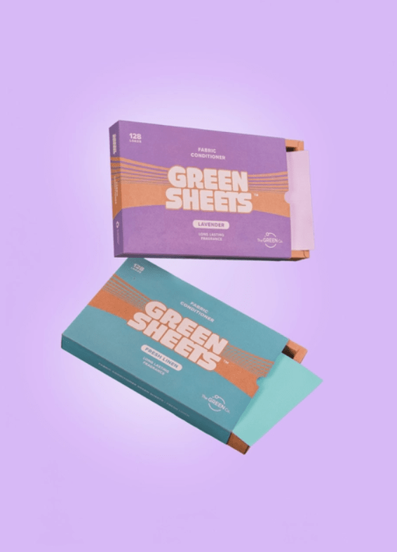 The Green Company Laundry Clean Green: Fabric Conditioner Sheets for Eco-Friendly Washing