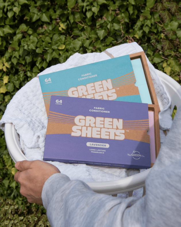 The Green Company Laundry Clean Green: Fabric Conditioner Sheets for Eco-Friendly Washing