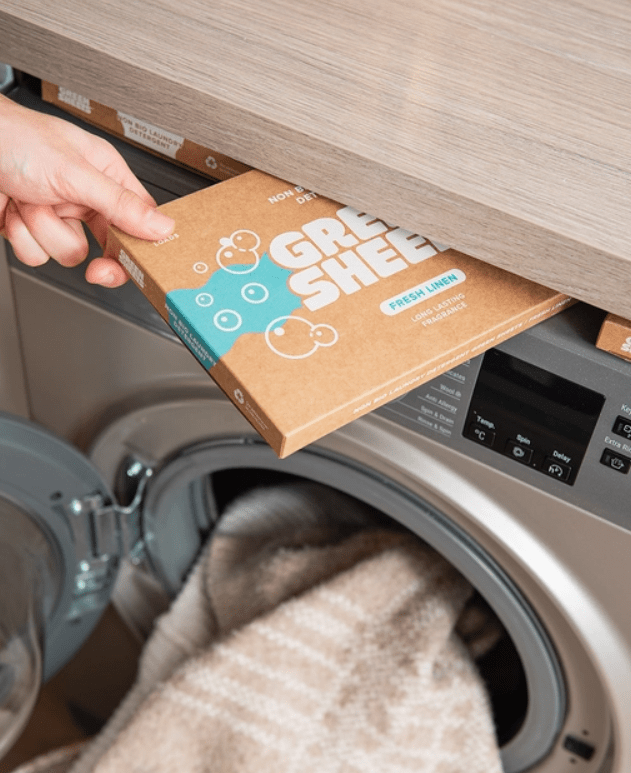 The Green Company Laundry Clean Green: Laundry Detergent Sheets for Eco-Friendly Washing