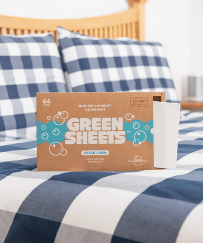 The Green Company Laundry Clean Green: Laundry Detergent Sheets for Eco-Friendly Washing