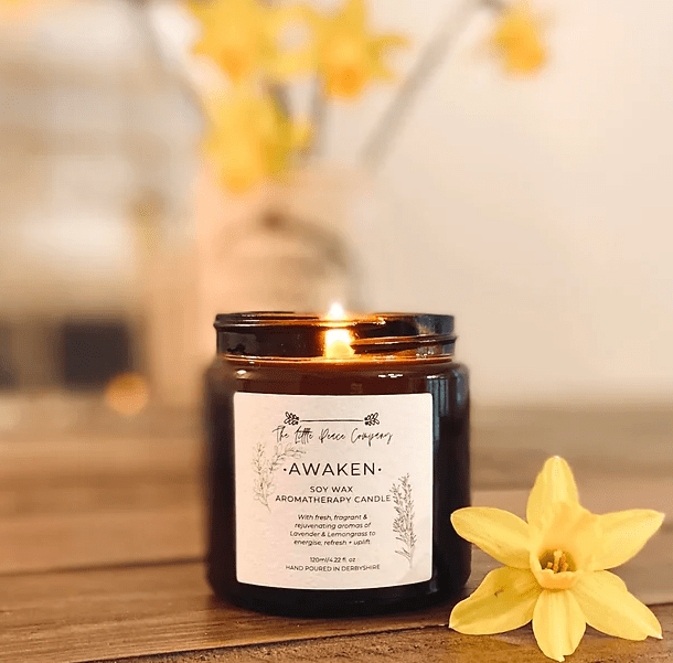 The Little Peace Company candles Vegan Soy Wax Aromatherapy Candle