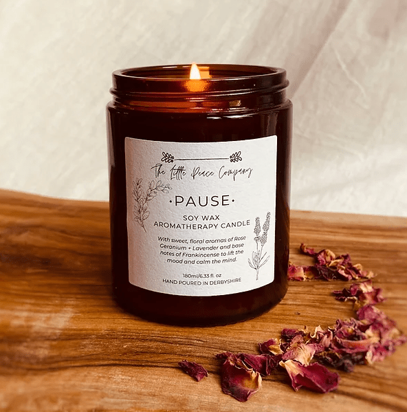 The Little Peace Company candles Vegan Soy Wax Aromatherapy Candle