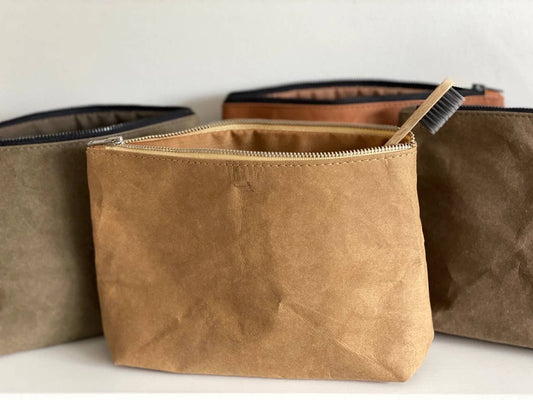 Willow Earth Kraft paper cosmetic bag - eco friendly