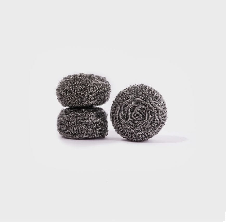 zero waste club Kitchen scourers Sustainable Stainless steel scourers pack of 3