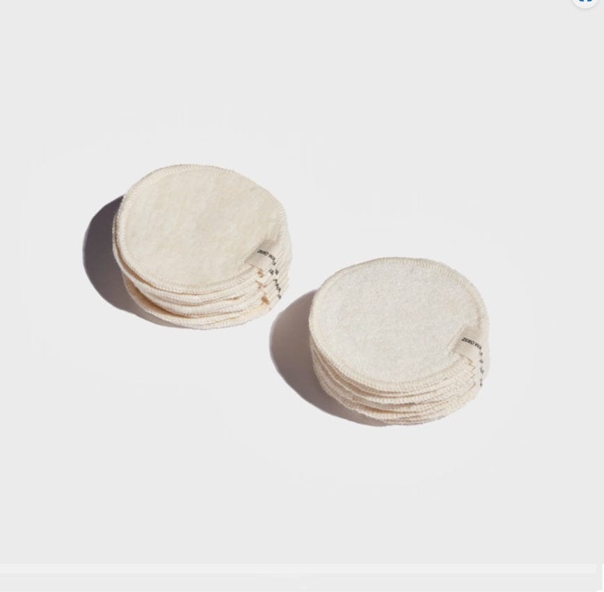 zero waste club Make up remover Reusable Organic Cotton Rounds- Makeup Remover Pads - Pack of 16